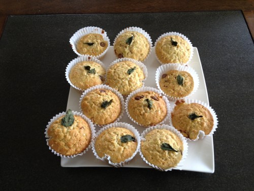 lemon and mint cakes